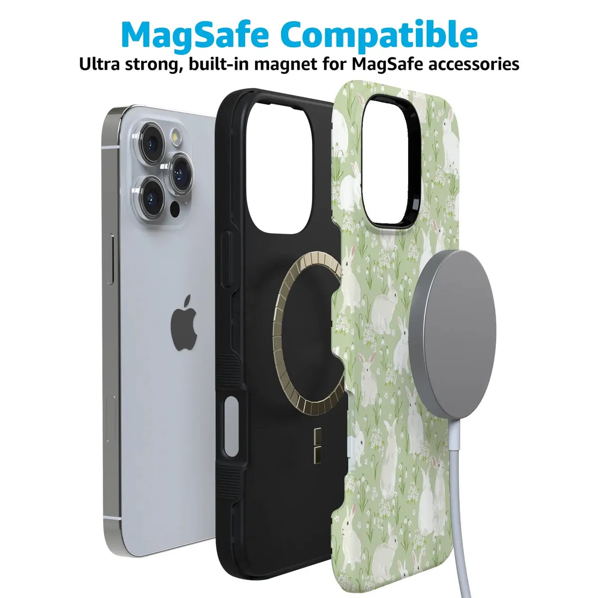 Hop to it | Green Bunny Case