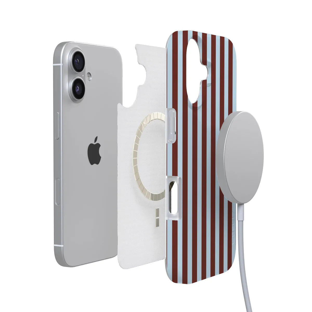 Sunday in Brooklyn | Blue Stripes Case