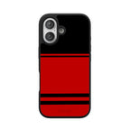 Storm Warning | Black & Red Stripes Case
