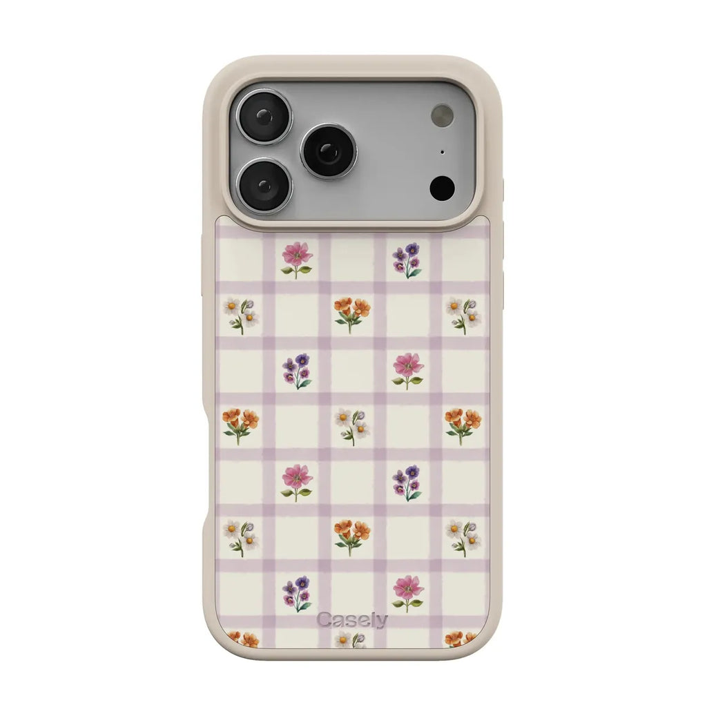 Meadow Check | Floral Gingham Case