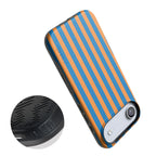 Go New York | Blue & Orange Stripes Case