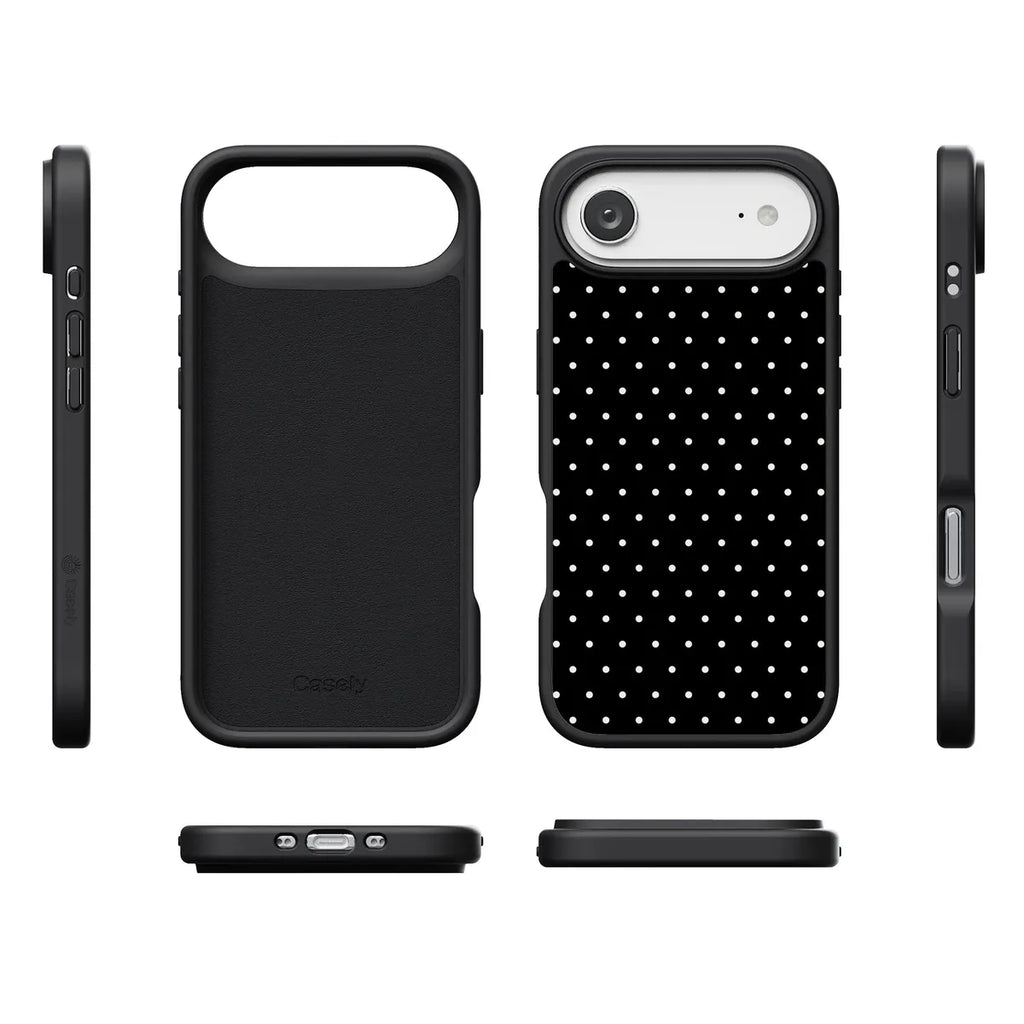 On the Dot | White Polka Dot Case