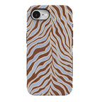Untamed | Brown & Blue Zebra Case