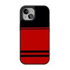Storm Warning | Black & Red Stripes Case