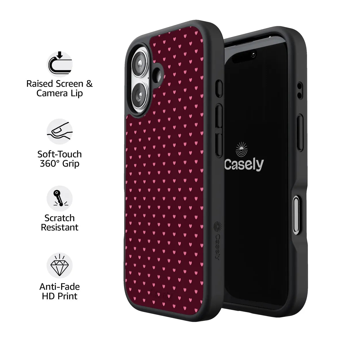 Heart Noir | Tiny Hearts Case