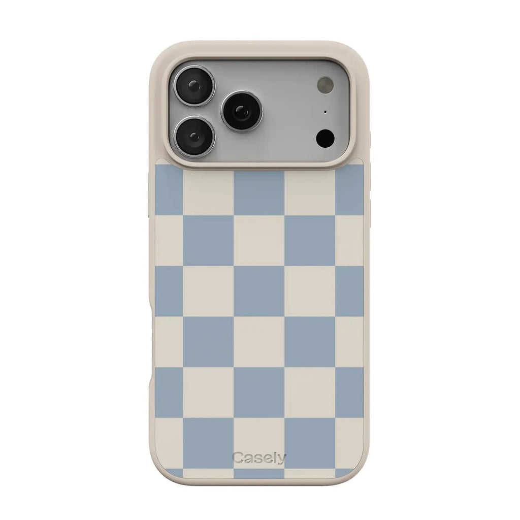 Fit Check | Light Blue Checkerboard Case