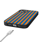 Go New York | Blue & Orange Stripes Case