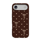 Teddy Bows | Brown Polka Dot Case