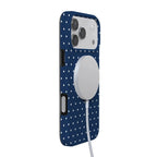 On the Dot | Navy Polka Dot Case