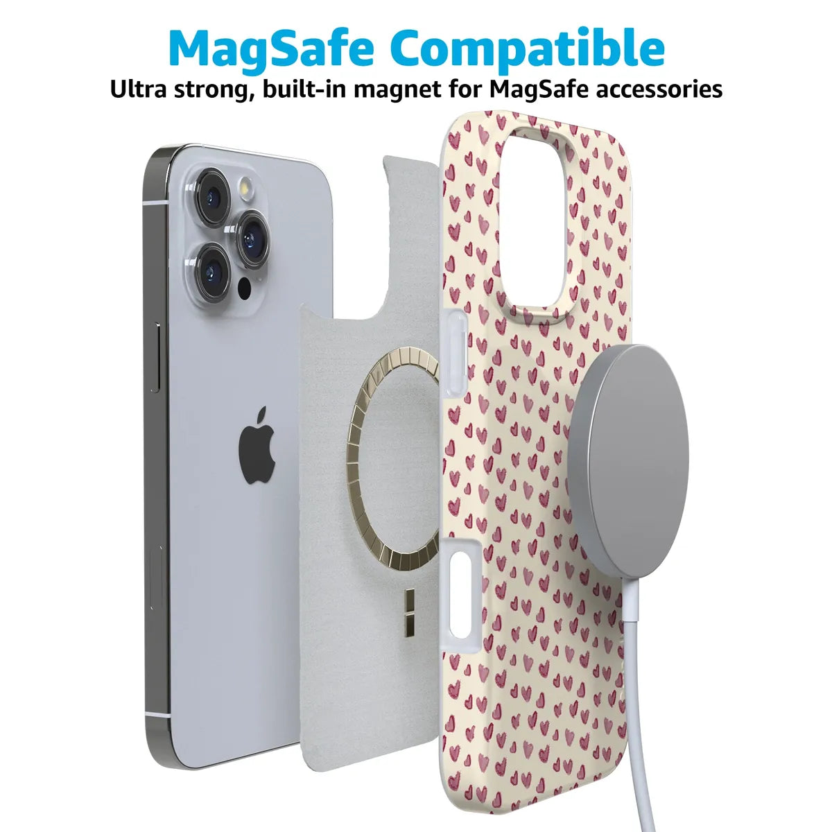 Lovebug | Mauve Hearts Case