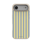 Coastline Stripes | Blue & Yellow Case