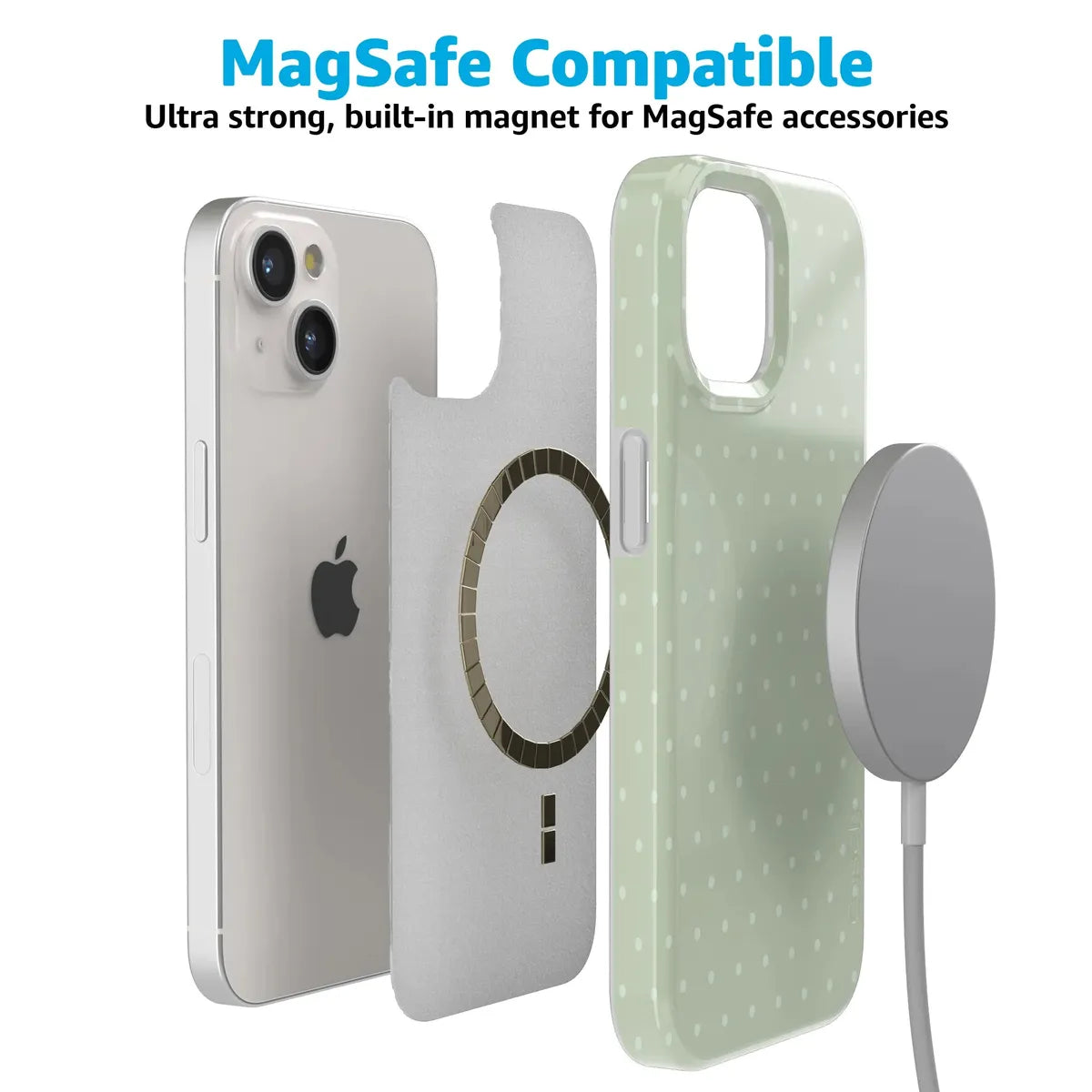 On the Dot | Green Polka Dot Case
