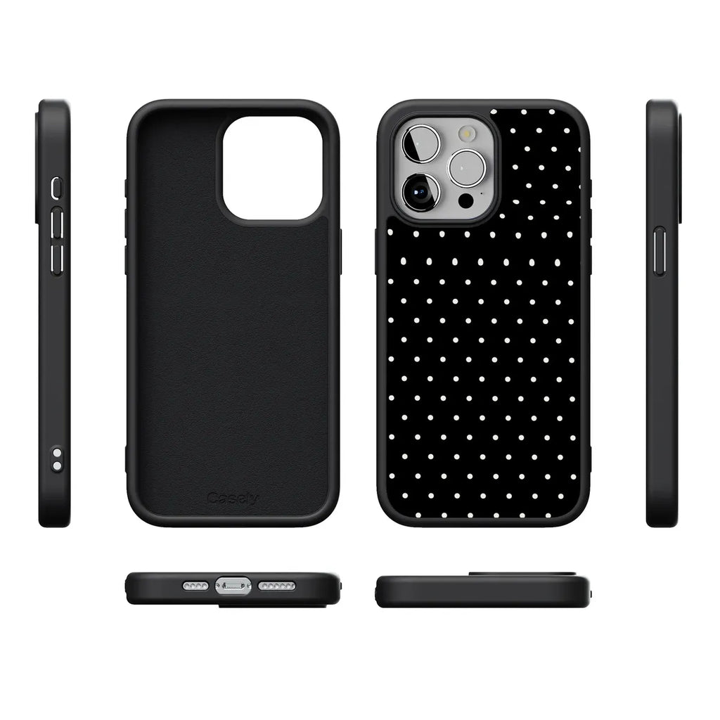 On the Dot | White Polka Dot Case