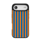Go New York | Blue & Orange Stripes Case