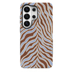 Untamed | Brown & Blue Zebra Case
