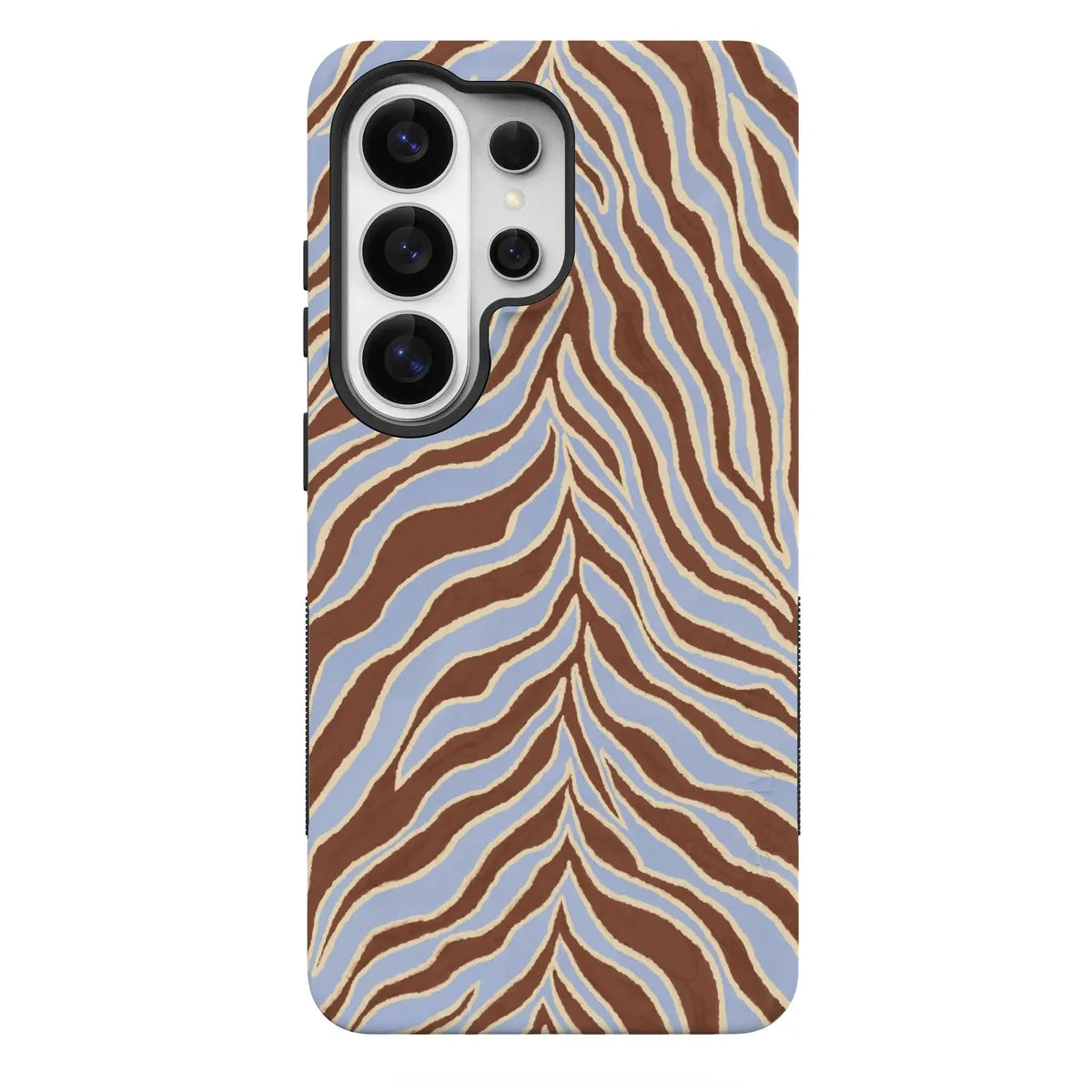 Untamed | Brown & Blue Zebra Case