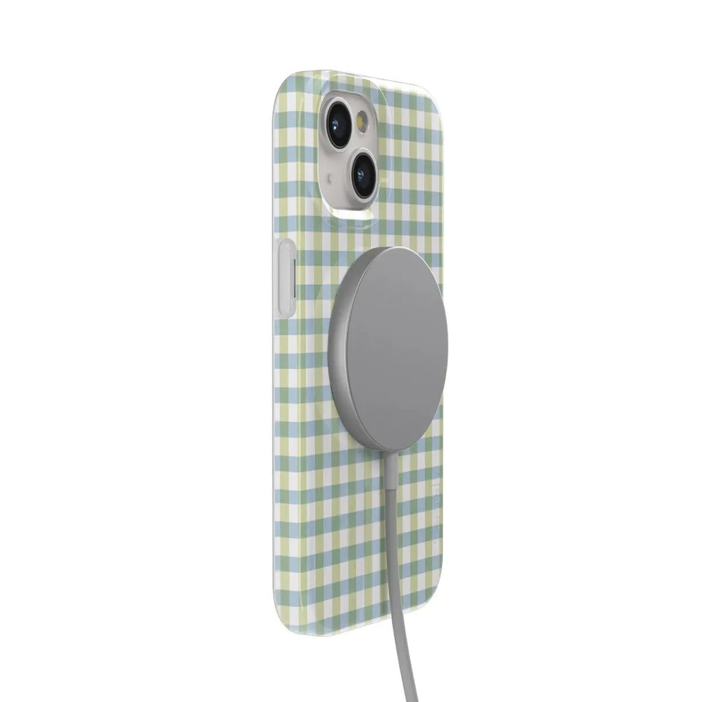 Pastel Picnic | Blue & Green Gingham Case