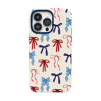 American Girlie | Red White & Blue Bows Case