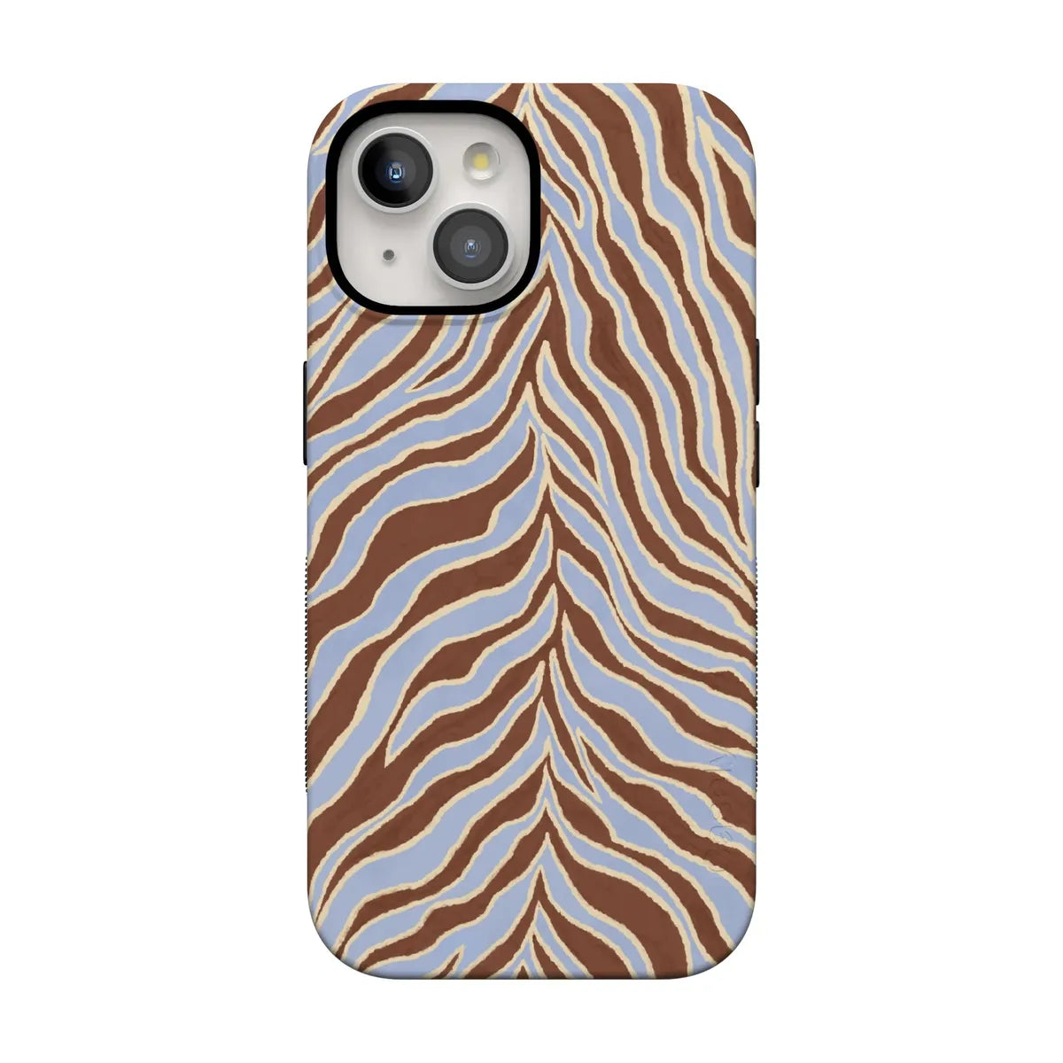 Untamed | Brown & Blue Zebra Case