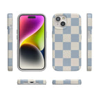 Fit Check | Light Blue Checkerboard Case