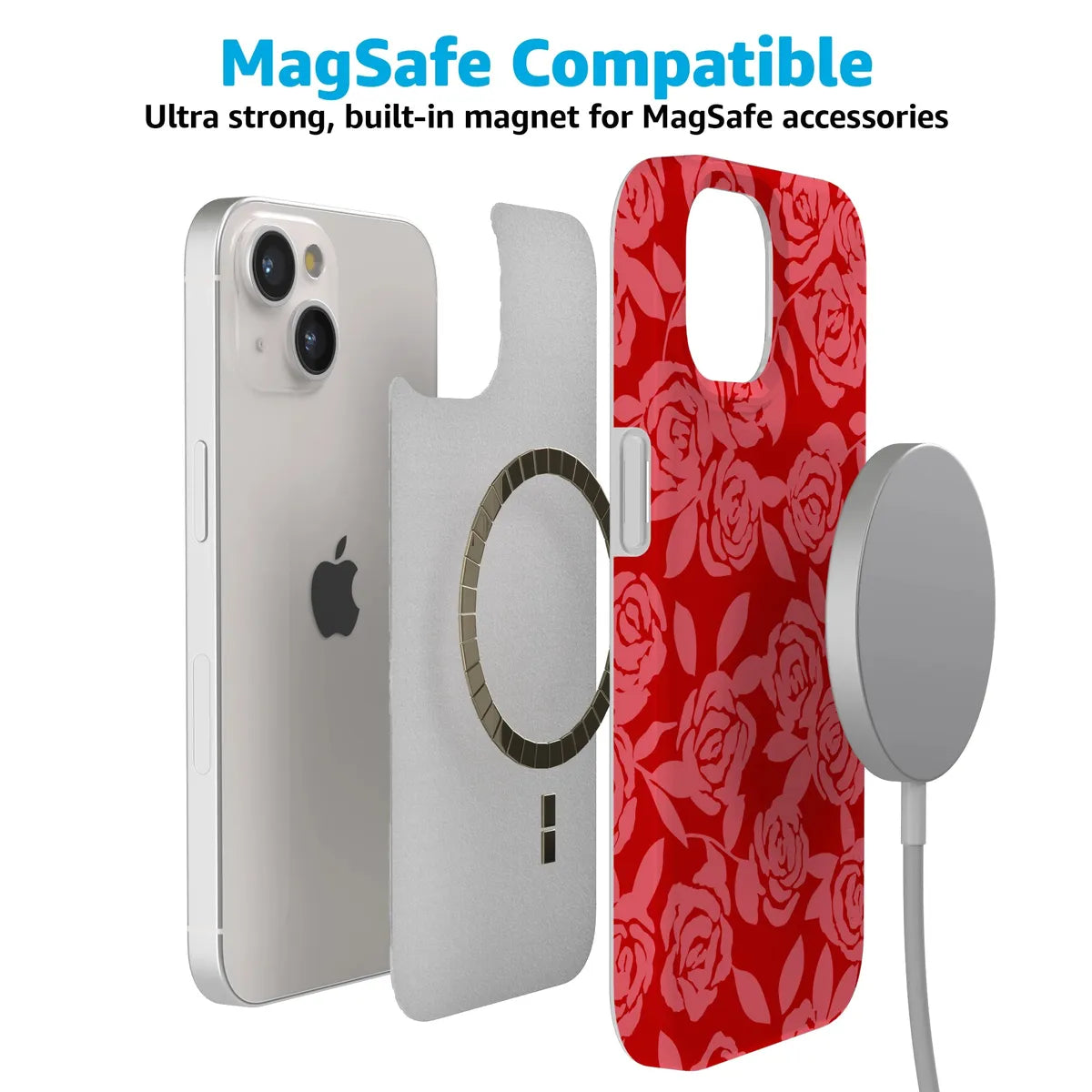 Final Rose | Red & Pink Floral Case