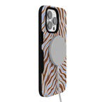 Untamed | Brown & Blue Zebra Case