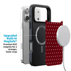 On the Dot | Maroon Polka Dot Case