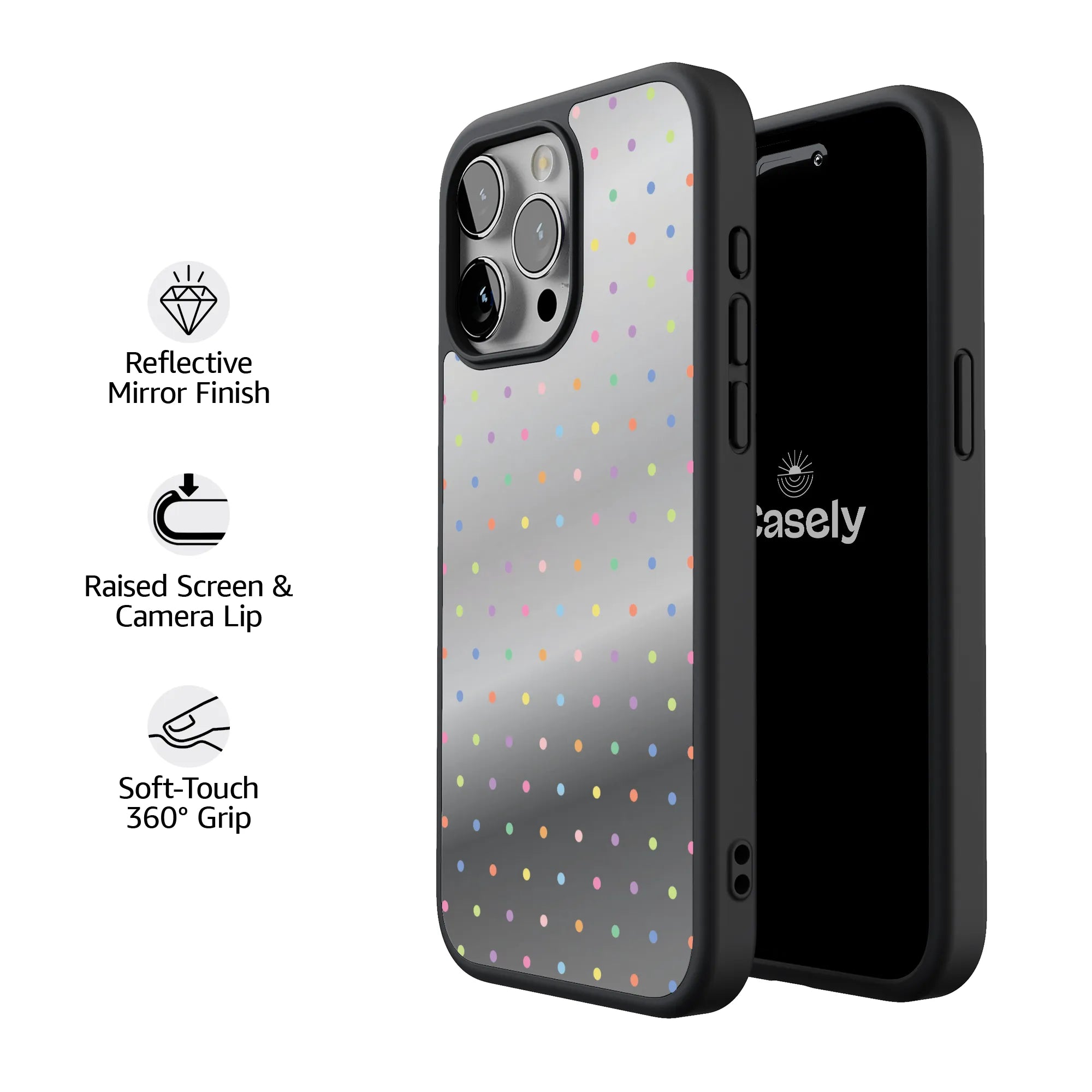 On the Dot | Rainbow Polka Dot Case