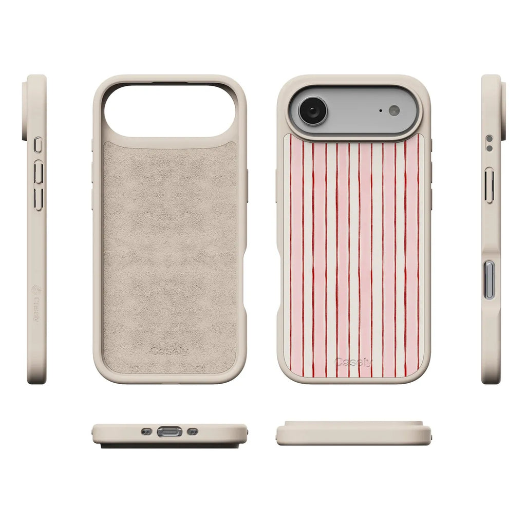 Pretty in Pastel | Blush Stripes Case