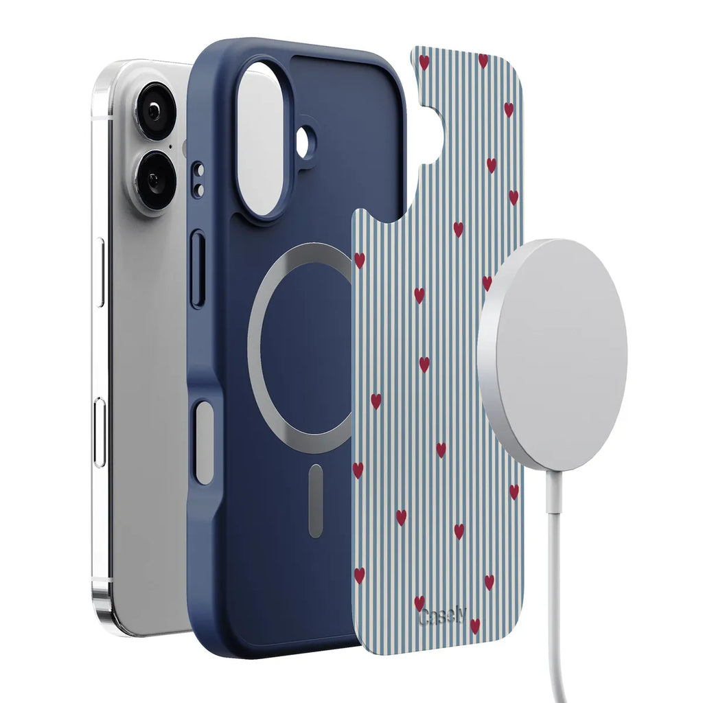 Love Lines | Blue Stripes Case