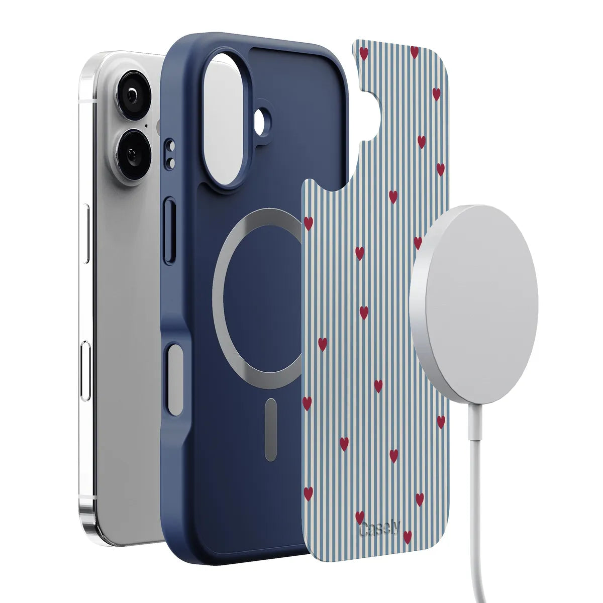 Love Lines | Blue Stripes Case