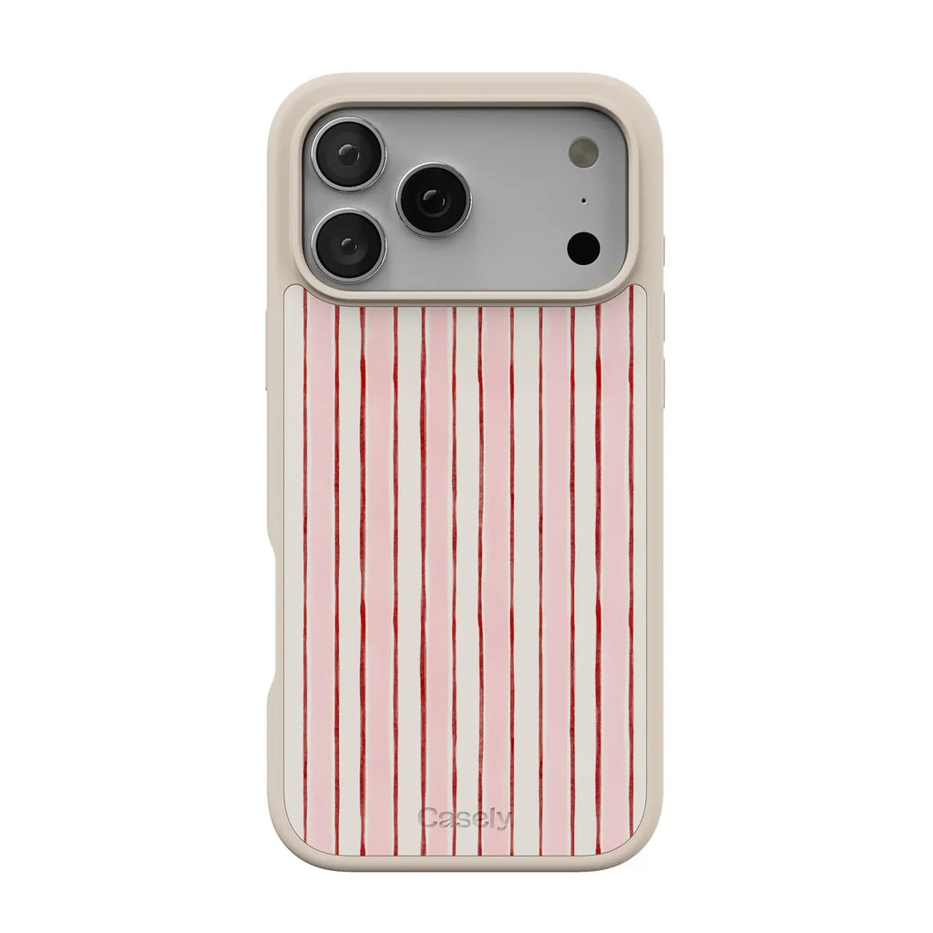 Pretty in Pastel | Blush Stripes Case