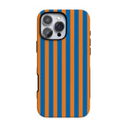Go New York | Blue & Orange Stripes Case