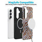 Untamed | Brown & Blue Zebra Case