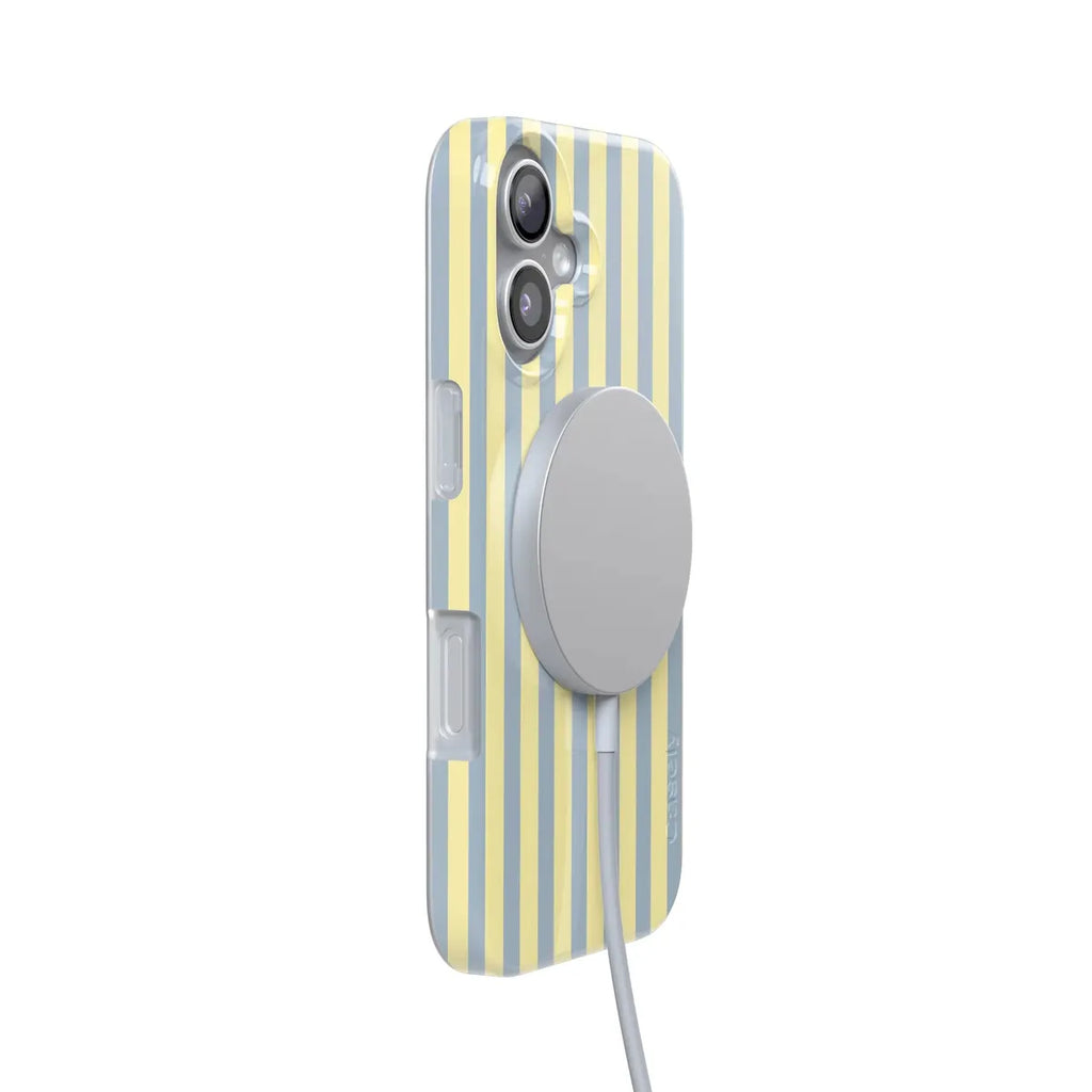 Coastline Stripes | Blue & Yellow Case