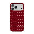 On the Dot | Maroon Polka Dot Case