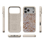Untamed | Brown & Blue Zebra Case