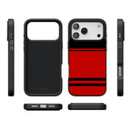 Storm Warning | Black & Red Stripes Case