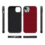 On the Dot | Maroon Polka Dot Case