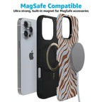 Untamed | Brown & Blue Zebra Case