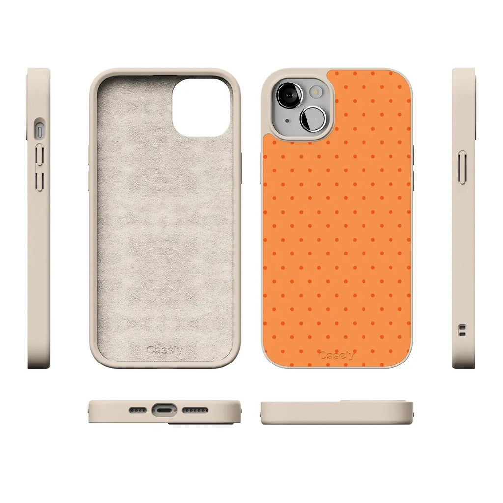 On the Dot | Orange Polka Dot Case