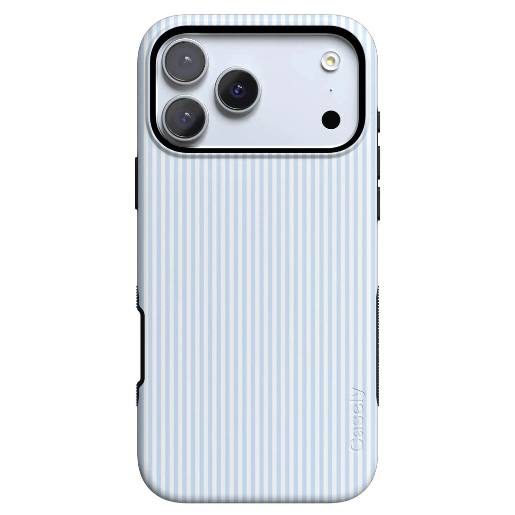 Stripes and the City | Light Blue Pinstripe Case