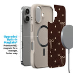 Teddy Bows | Brown Polka Dot Case