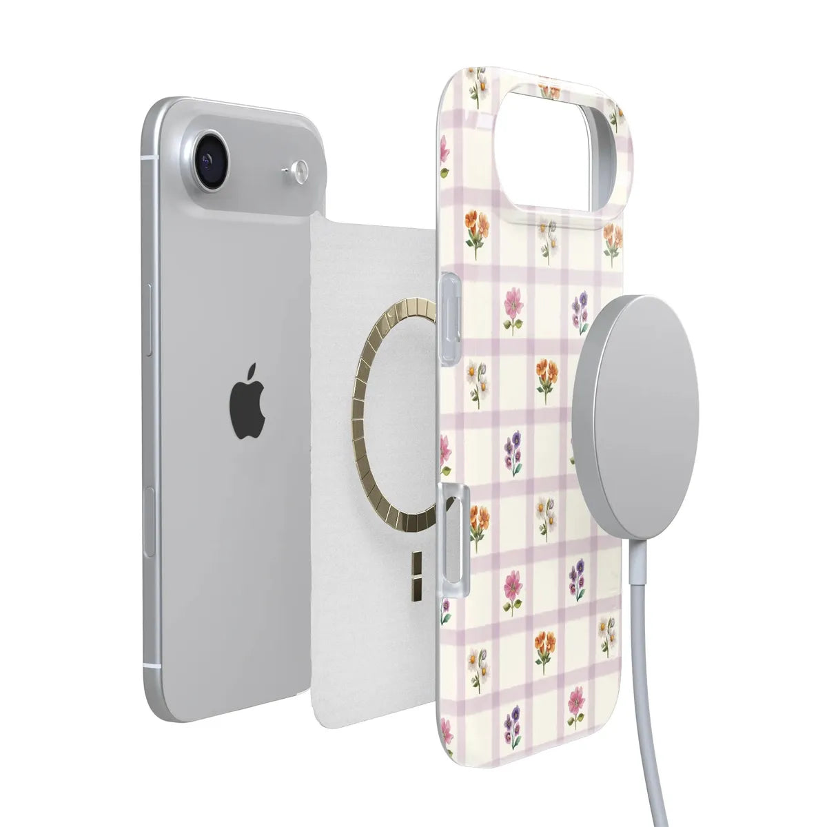 Meadow Check | Floral Gingham Case