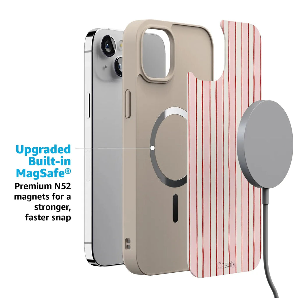 Pretty in Pastel | Blush Stripes Case
