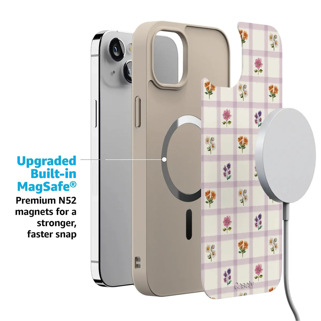 Meadow Check | Floral Gingham Case