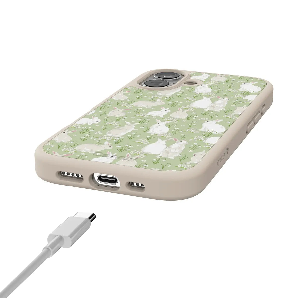 Hop to it | Green Bunny Case