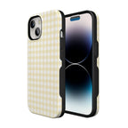 Pastel Picnic | Yellow Gingham Case