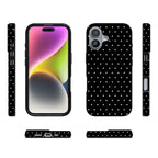 On the Dot | White Polka Dot Case
