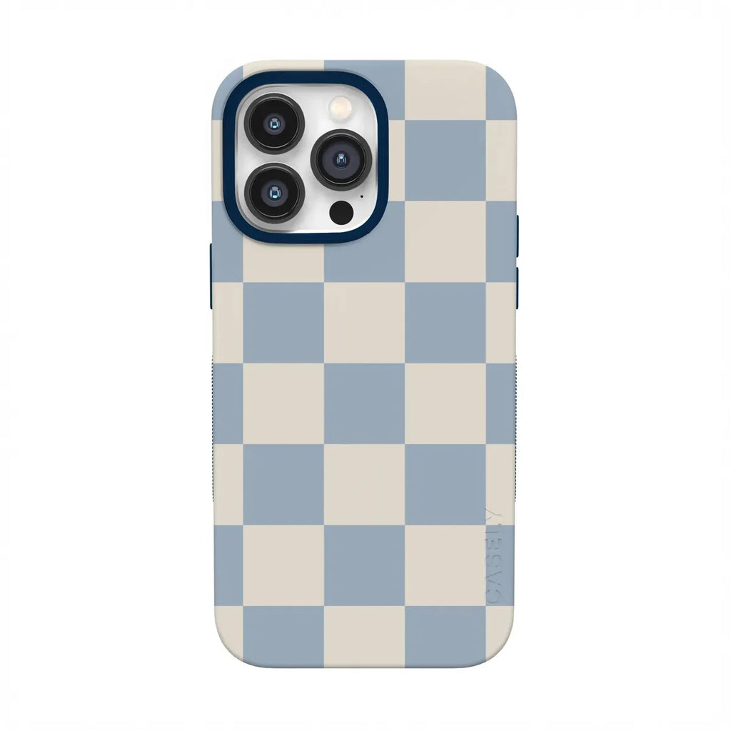 Fit Check | Light Blue Checkerboard Case